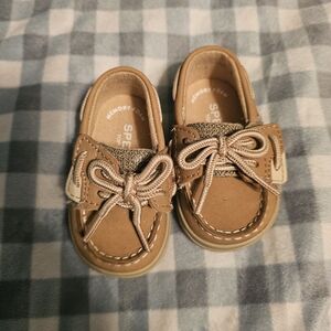 Sperry Kids Brown Moccasins